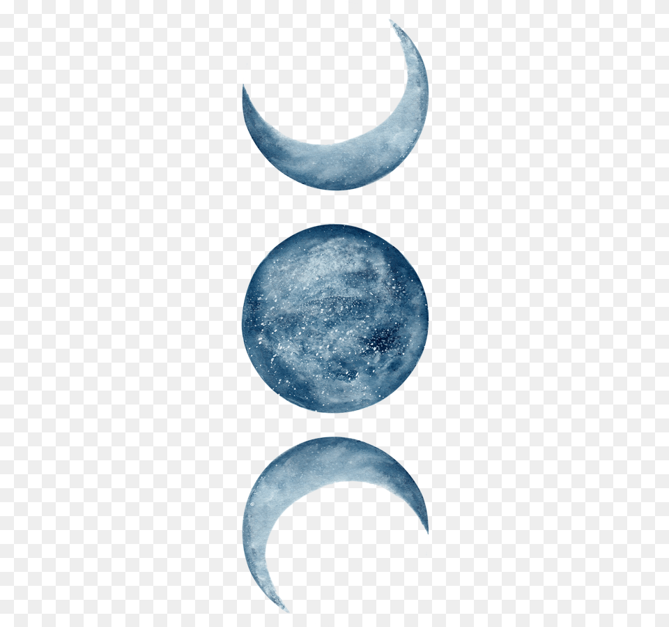 Blue Moon Phases, Nature, Night, Outdoors, Astronomy Png Image