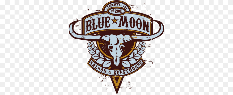 Blue Moon Saloon Automotive Decal, Logo, Emblem, Symbol, Badge Free Png