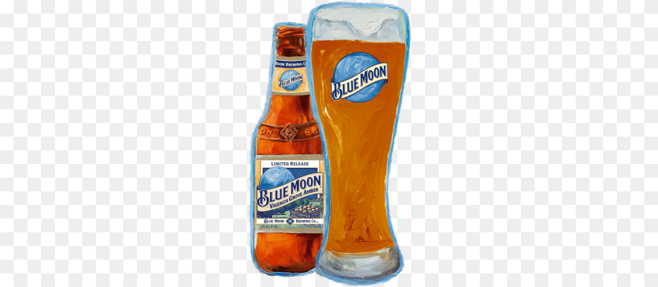 Blue Moon Sunshine Citrus Blonde, Alcohol, Beer, Beverage, Lager Png Image