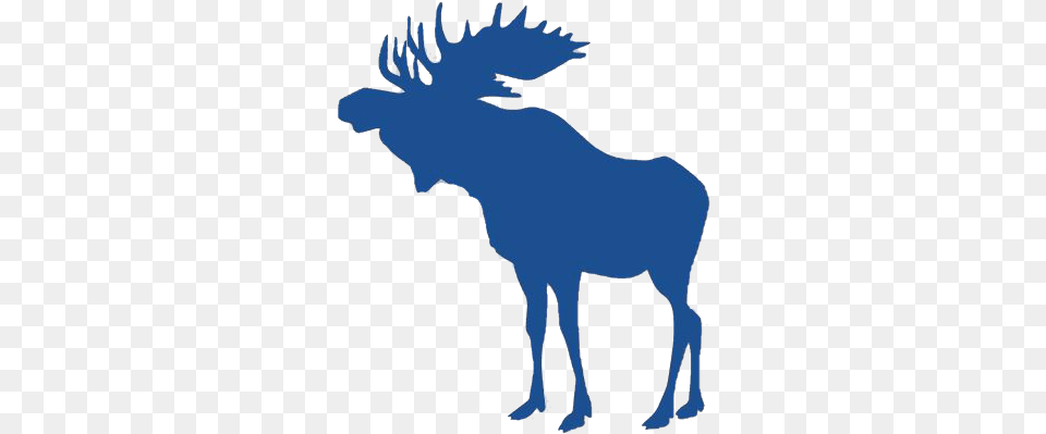Blue Moose Paint, Animal, Mammal, Wildlife, Fish Free Png