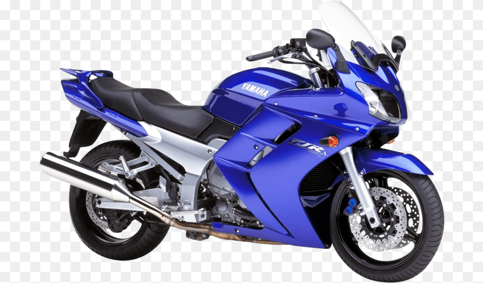 Blue Motorcycle Yamaha Fjr 1300 Blue, Machine, Transportation, Vehicle, Wheel Png Image