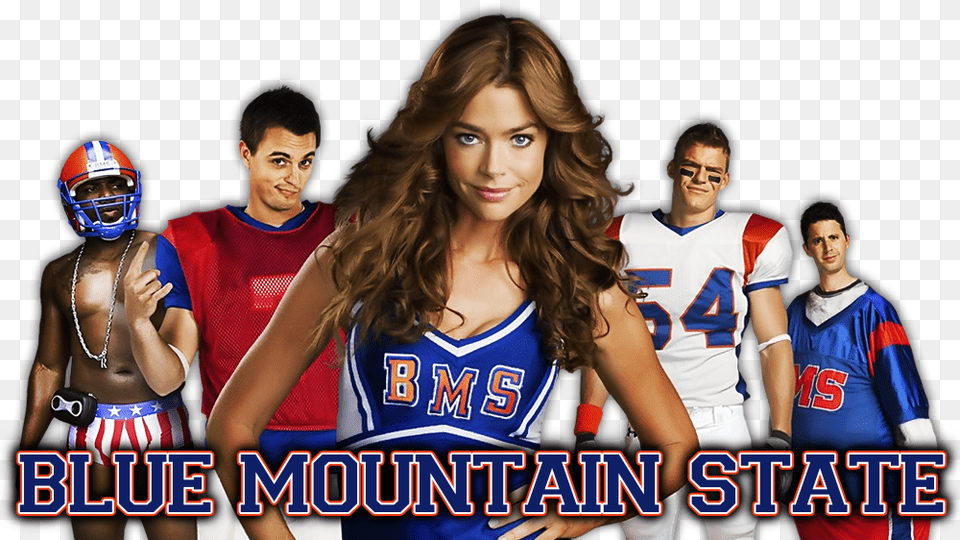 Blue Mountain State Logo Serie Blue Mountain State, People, Person, Helmet, Woman Png Image