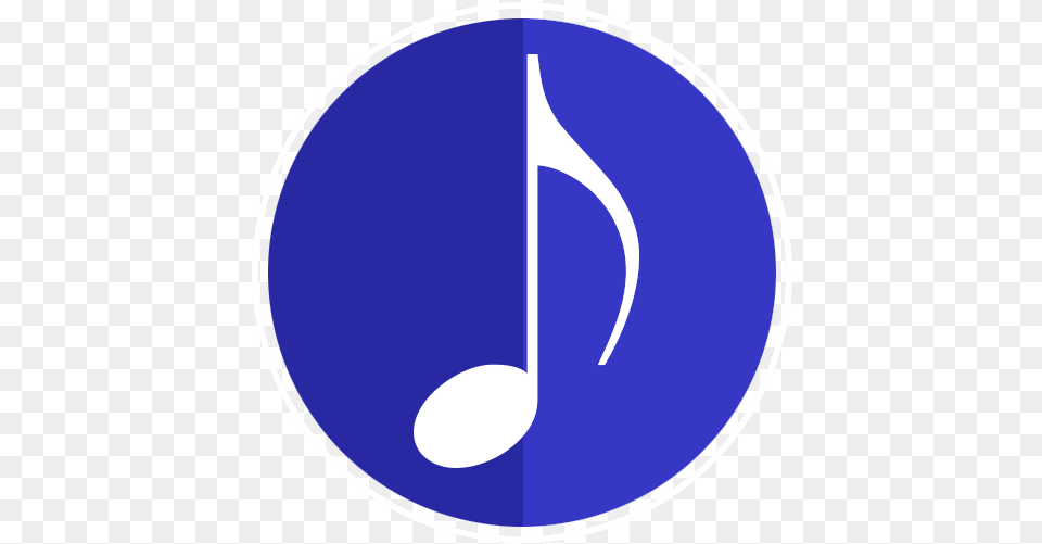 Blue Musical Note Icon U2013 Icons Download Music Logo, Disk, Cutlery, Spoon, Badminton Free Transparent Png