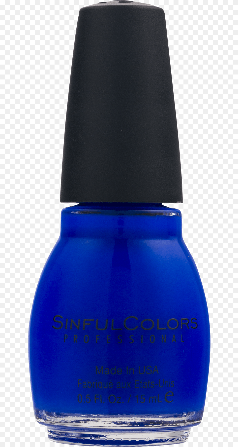 Blue Nail Polish Bottle, Cosmetics, Alcohol, Beer, Beverage Free Png Download