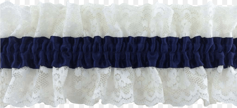 Blue Navy Blue Ivory Lace Garter Featured Garter, Blouse, Clothing, Skirt Png