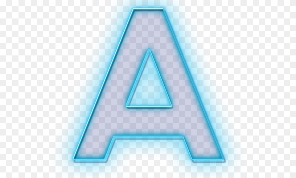 Blue Neon Letter A Triangle, Electronics, Mobile Phone, Phone Png