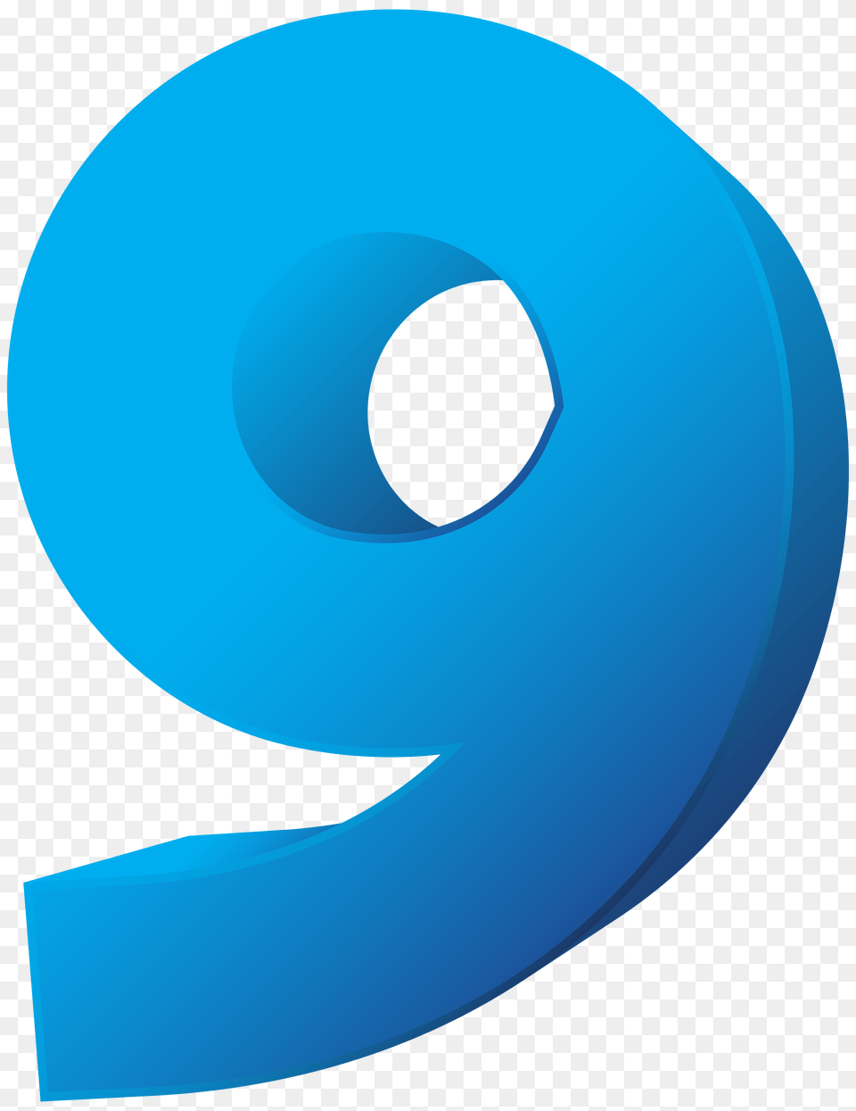 Blue Number Nine Clip Art Gallery, Graphics, Text Free Transparent Png