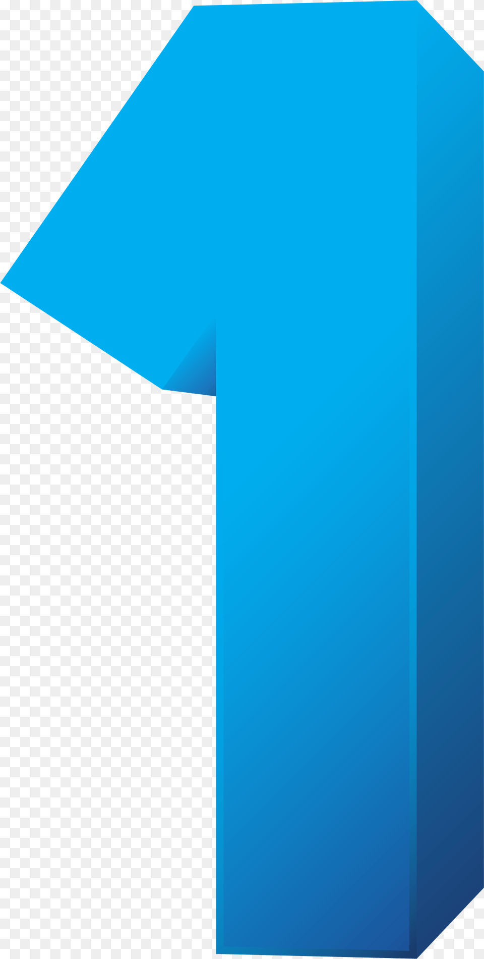 Blue Number One Transparent Clip Art Image, Clothing, T-shirt, Cross, Symbol Free Png Download