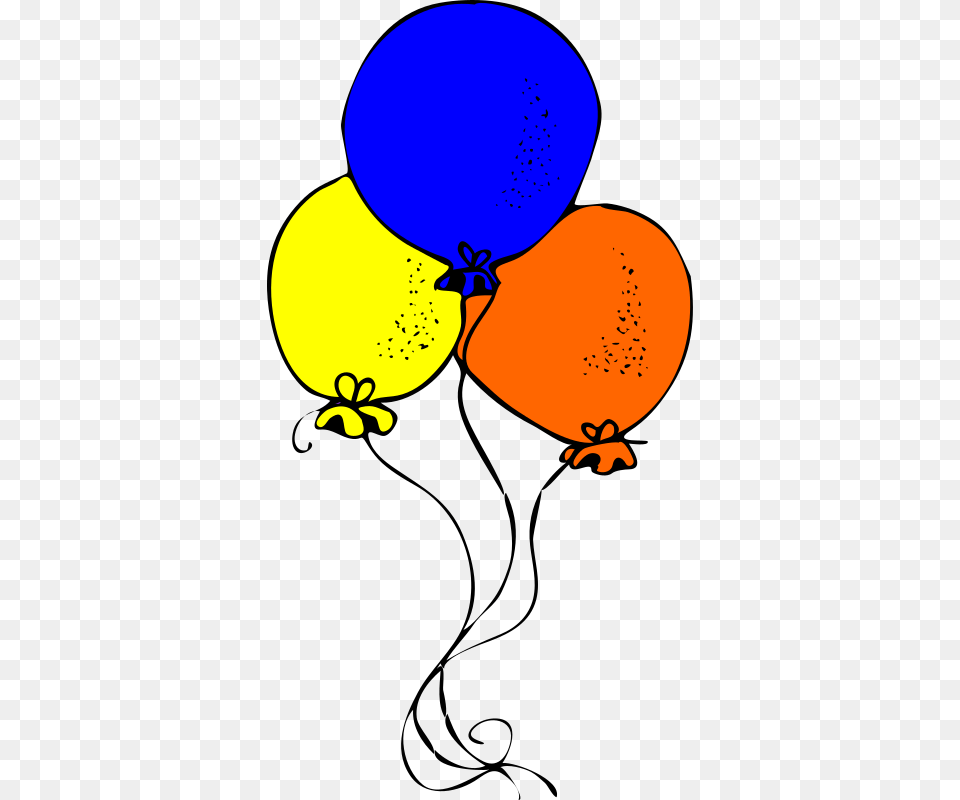 Blue Orange And Yellow Balloons Letting Go Therapy Worksheets, Balloon, Astronomy, Moon, Nature Free Png