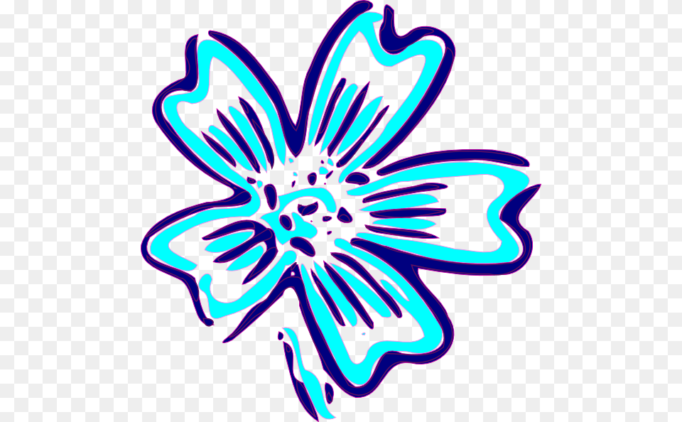 Blue Orchid Clip Art, Graphics, Floral Design, Pattern, Light Free Png Download