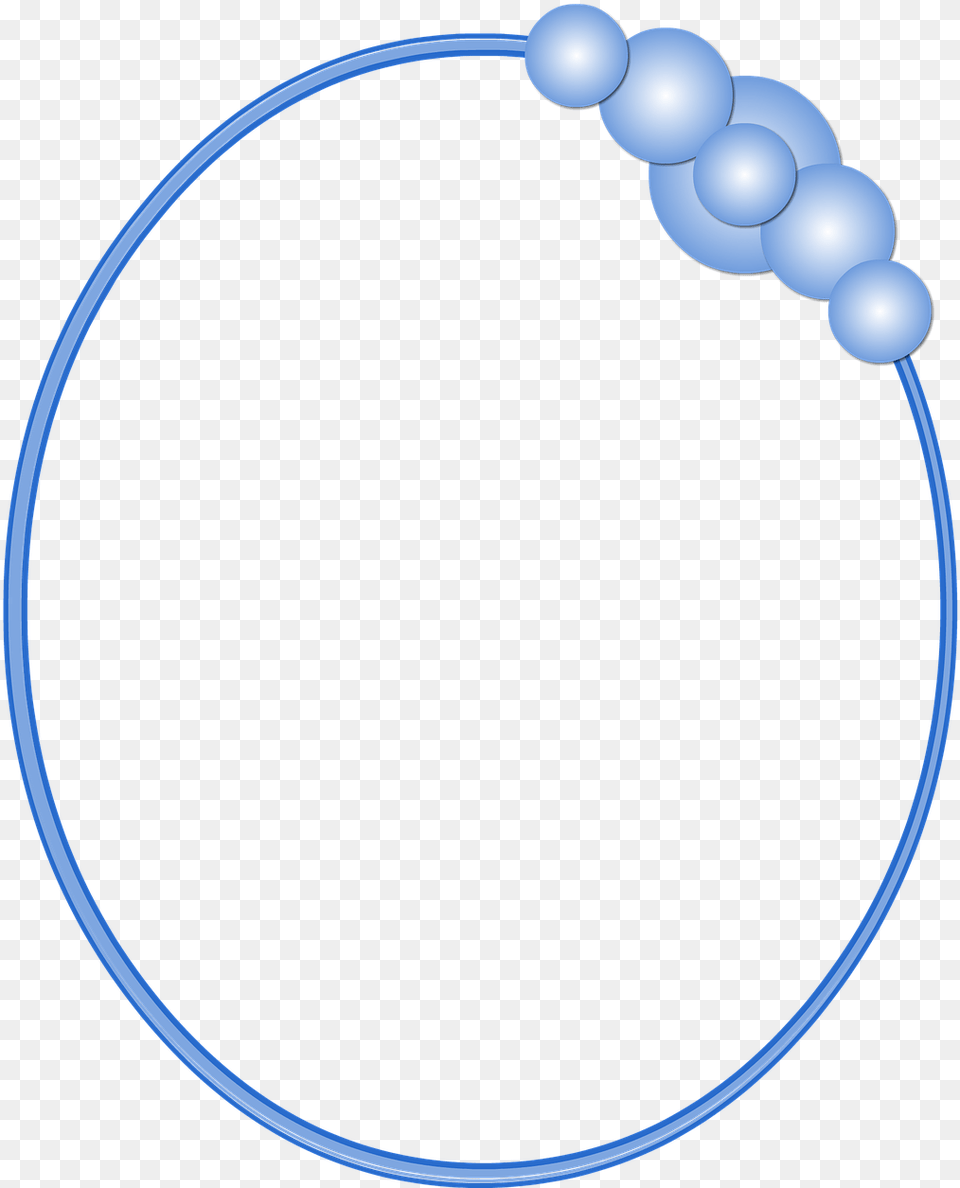 Blue Oval Frame, Accessories, Bracelet, Jewelry, Bead Free Png Download