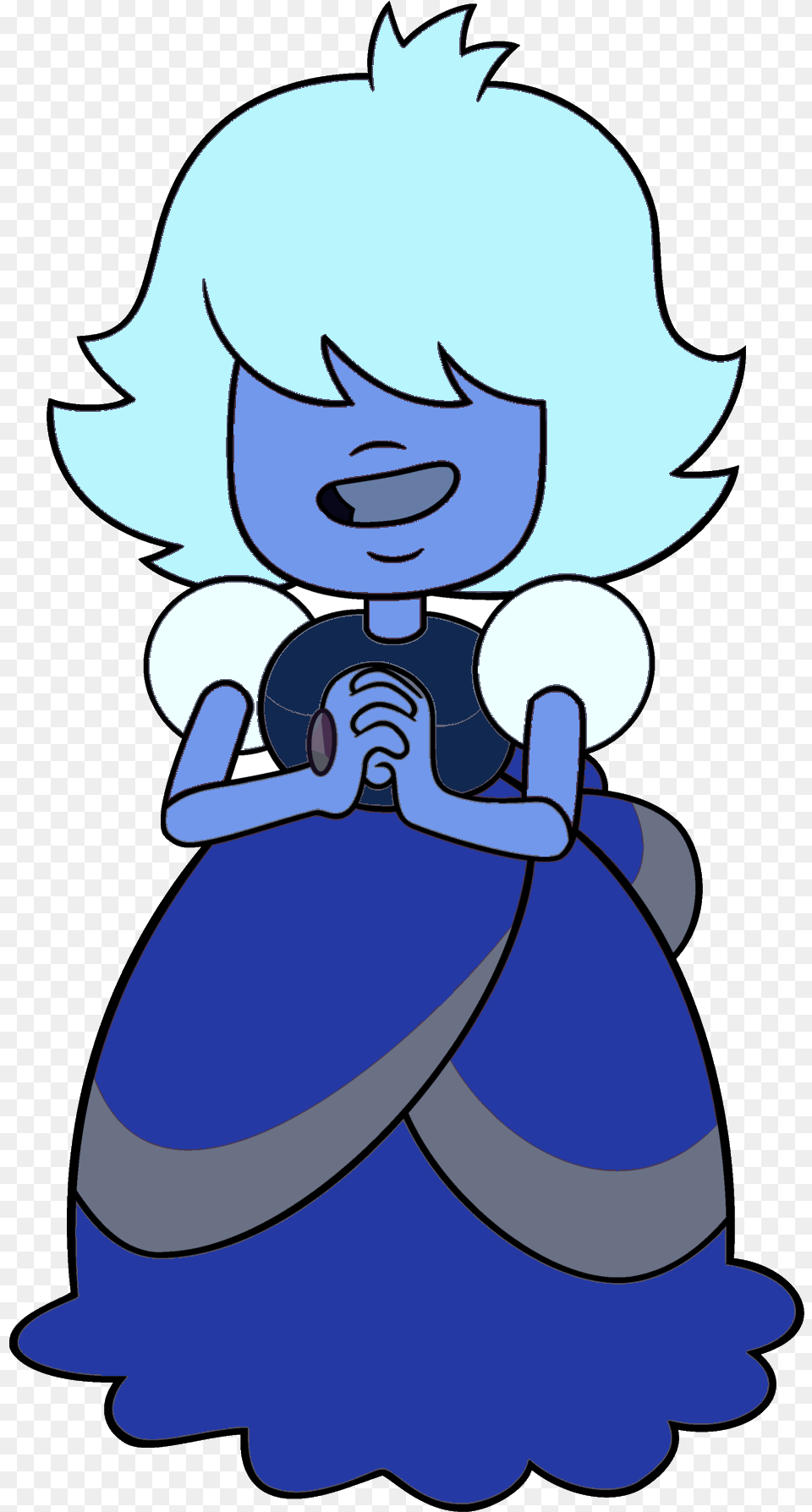 Blue Padparadscha Sapphire Off Colors Steven Universe, Cartoon, Baby, Person, Face Free Png Download