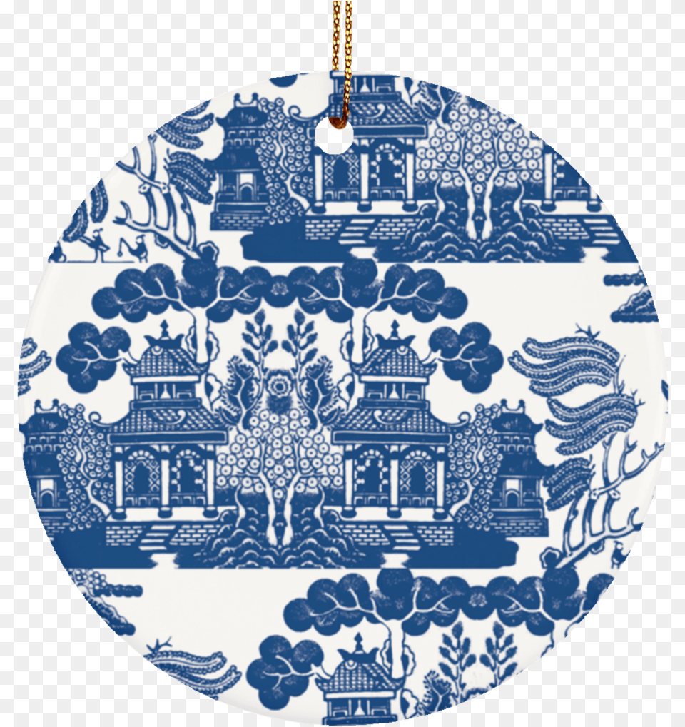 Blue Pagoda Ceramic Chinoiserie Ornament T Shirt, Accessories, Art, Porcelain, Pottery Free Transparent Png