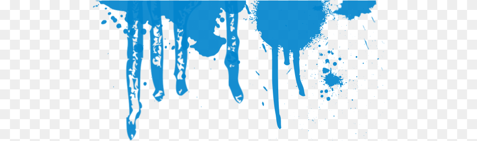 Blue Paint 1 Image Dripping Paint Blue, Ice, Nature, Outdoors, Winter Free Transparent Png