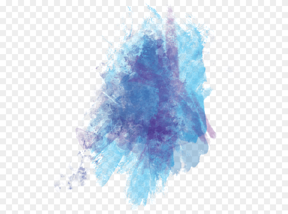 Blue Paint And Idk Water Color Texture Transparent, Ice, Art, Graphics, Adult Free Png Download