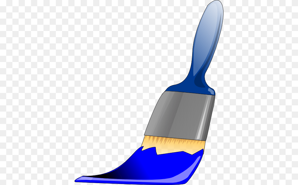 Blue Paint Brush Clipart, Device, Tool, Smoke Pipe Free Png