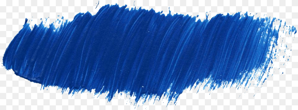 Blue Paint Brush Stroke Paint Swatch Transparent Background, Powder, Nature, Outdoors, Sea Free Png Download