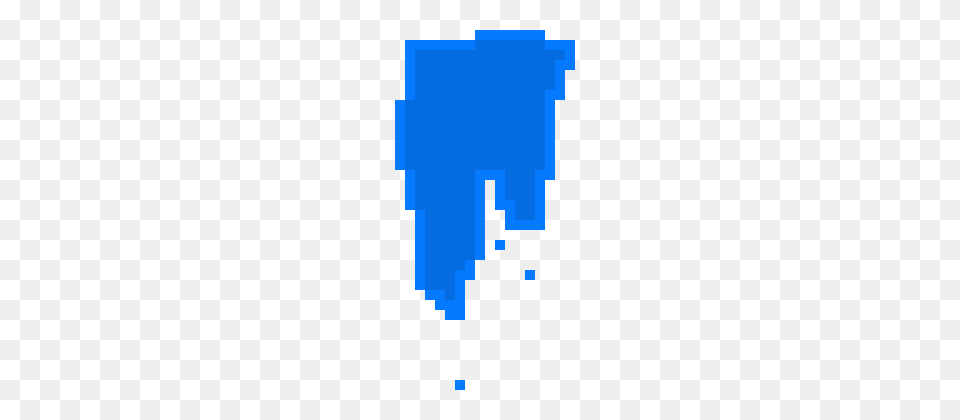 Blue Paint Drip Pixel Art Maker Png