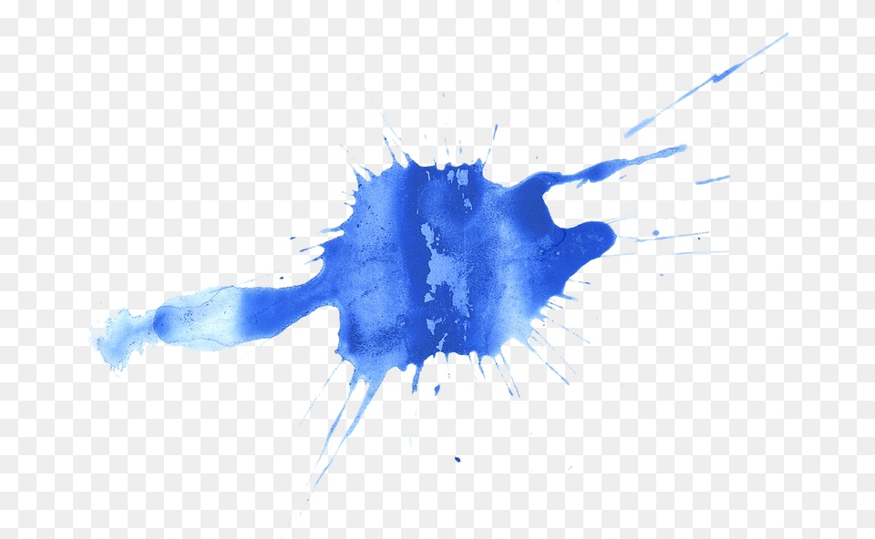 Blue Paint Splatter, Stain, Nature, Outdoors, Person Free Transparent Png