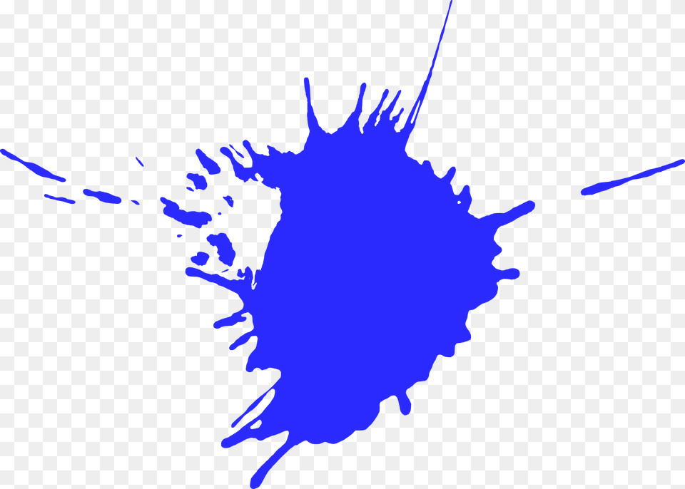 Blue Paint Splatters Salpicadura De Pintura Azul, Stain, Person Free Png