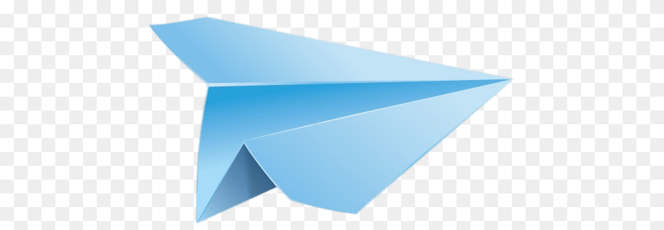 Blue Paper Plane Free Png Download