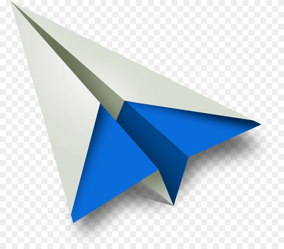 Blue Paper Plane Blue Paper Plane Png Image