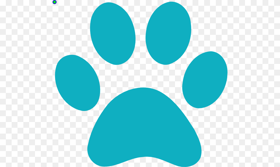 Blue Paw Print Clip Art, Turquoise, Head, Person, Face Free Png Download