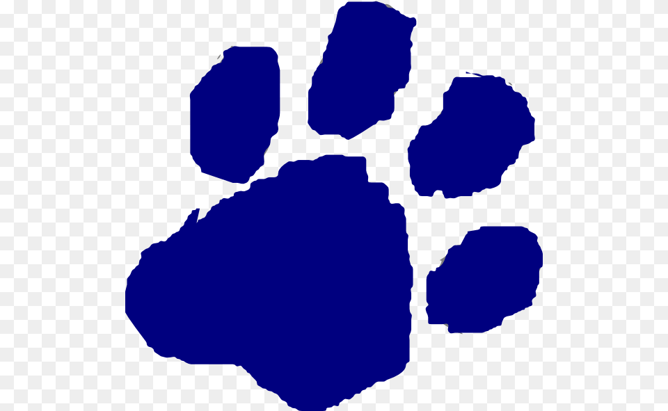 Blue Paw Print Clipart 90px Wide And Tall Blue Cougar Paw Clip Art, Baby, Person, Footprint, Head Png