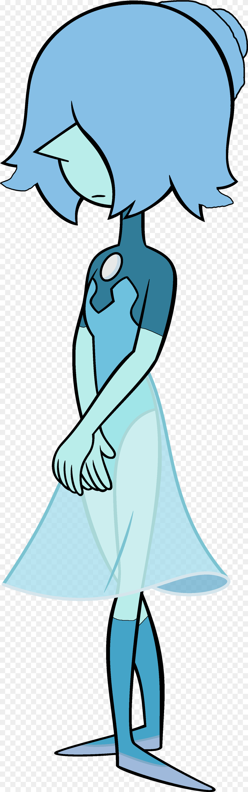Blue Pearl New Form Fan Made Pearls Steven Universe, Cartoon, Adult, Female, Person Free Png Download