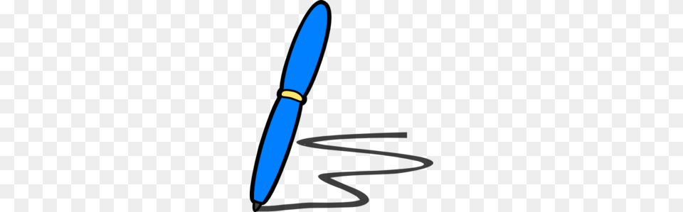 Blue Pen Write Clip Art, Brush, Device, Tool, Blade Png Image