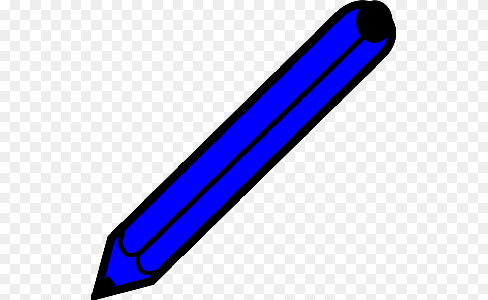 Blue Pencil Svg Clip Arts Cartoon Blue Pencils, Blade, Razor, Weapon Free Transparent Png