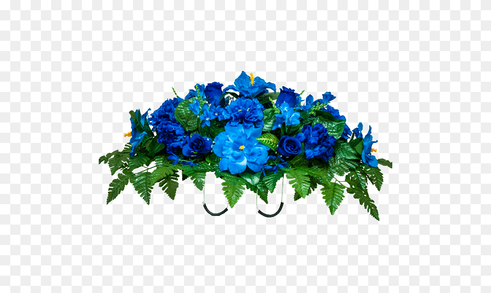 Blue Peony Rose And Hydrangea, Potted Plant, Flower, Flower Arrangement, Flower Bouquet Png