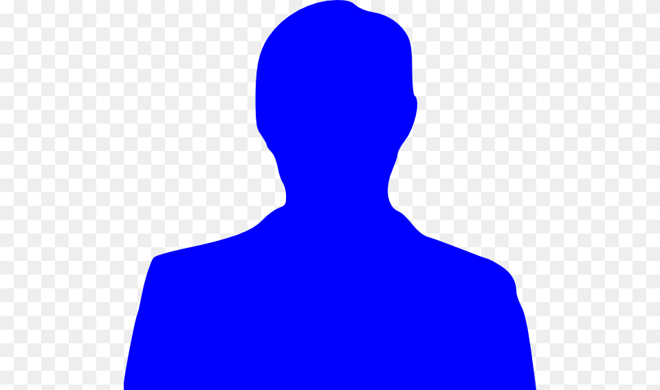 Blue Person Outline Clip Art, Silhouette, Adult, Male, Man Free Transparent Png