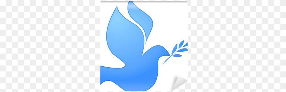 Blue Pigeon On White Vector Wall Mural Pixers Doves As Symbols, Art, Graphics, Logo, Symbol Png