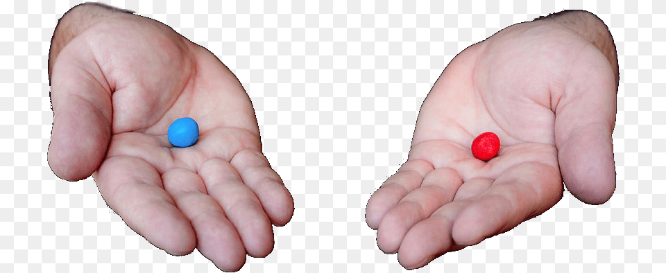 Blue Pill Or The Red 259 Kb Re Or Blue Pill, Body Part, Finger, Hand, Person Png