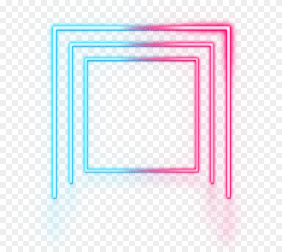 Blue Pink Lines Square Neon Glow Freetoedit Glow Line, Purple, Home Decor, Text Free Transparent Png