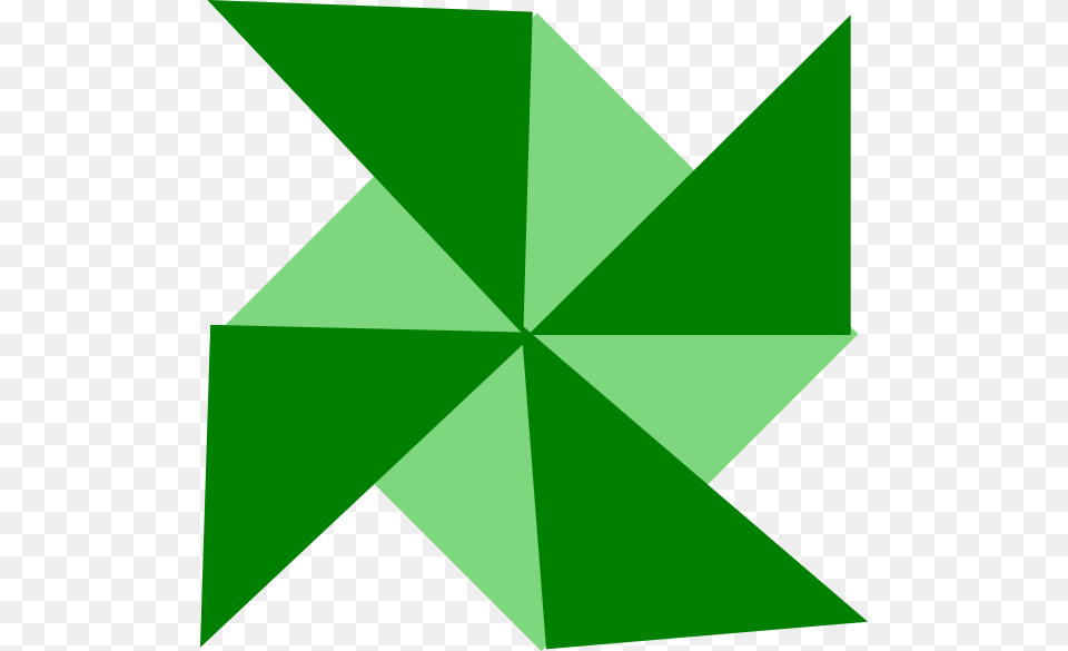 Blue Pinwheel Clip Art, Green, Star Symbol, Symbol, Leaf Png Image
