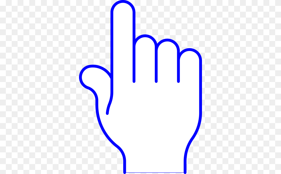 Blue Pointer Finger Clip Art For Web, Clothing, Glove, Baseball, Baseball Glove Png Image