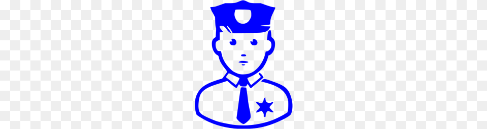 Blue Police Icon Free Png Download