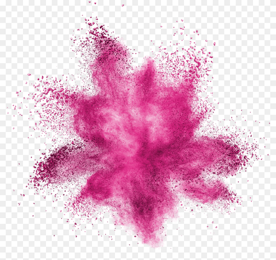 Blue Powder Explosion, Purple Free Png Download