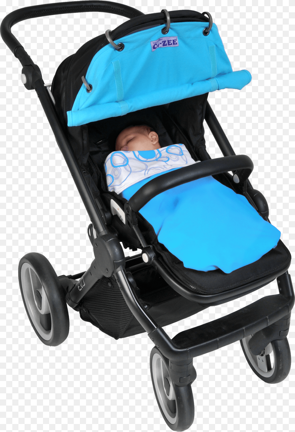 Blue Pram Baby Image, Stroller, Person, Machine, Wheel Png