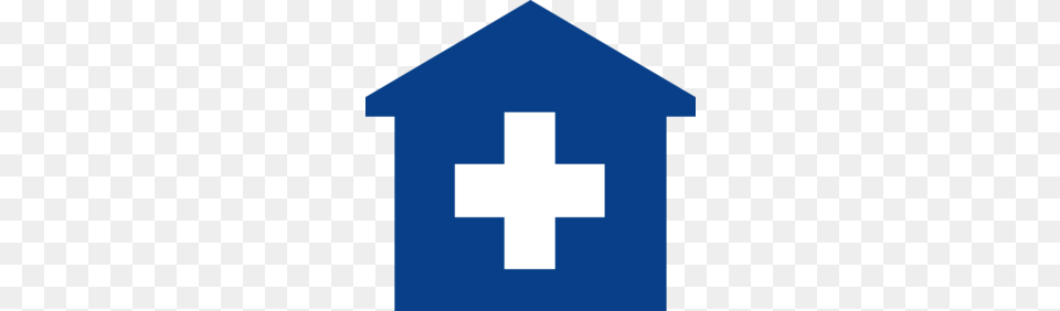 Blue Primary Care Medical Home Clip Art, Cross, Symbol, First Aid, Outdoors Png Image