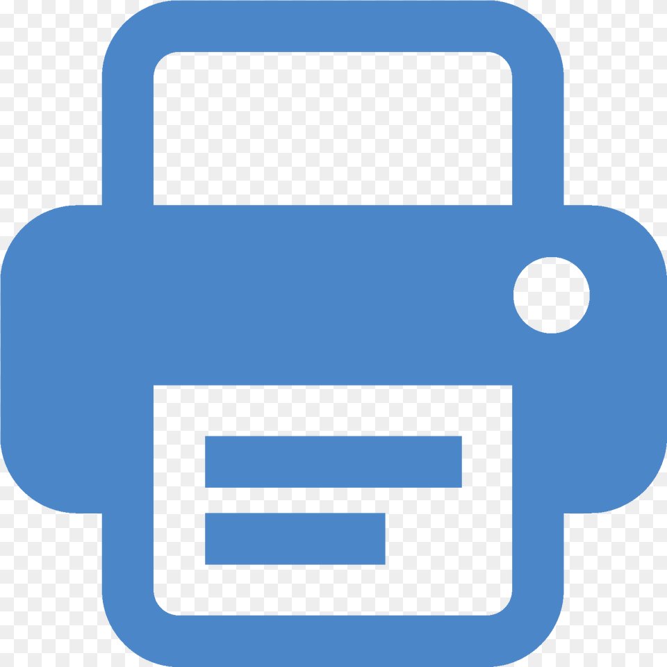 Blue Printer Icon Printer Icon Black And White, Electronics, Machine, First Aid Png Image