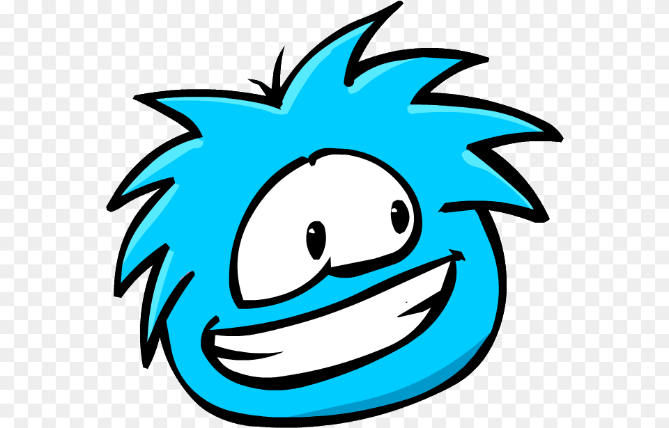 Blue Puffle In Round Up Club Penguin Funny, Sticker, Logo, Outdoors, Face Png Image