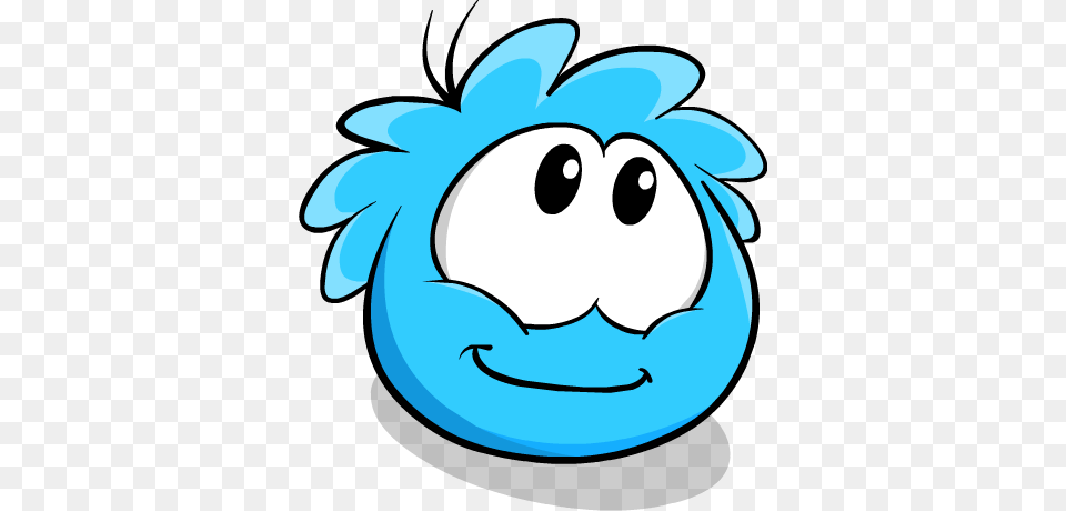 Blue Puffle Looking Up Club Penguin Puffles, Animal, Mammal, Rat, Rodent Free Png