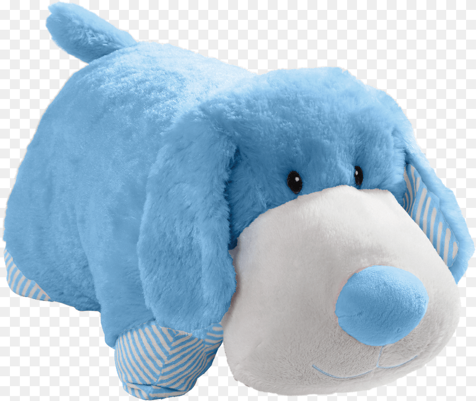 Blue Puppy Pillow Pet Stuffed Animal, Plush, Toy Free Transparent Png