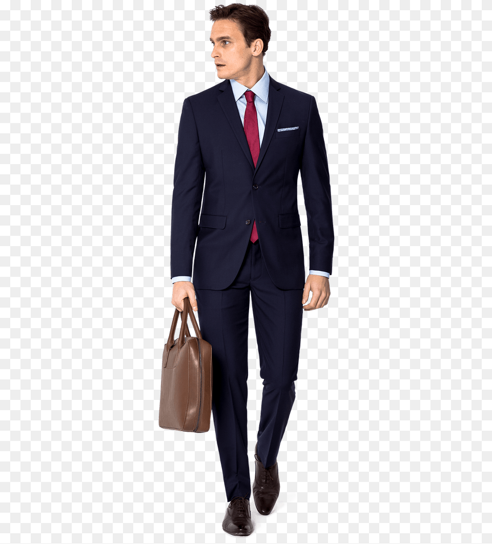 Blue Pure Wool Wide Lapel Suit With A Pocket Square Kiton Suits For Men S, Tuxedo, Clothing, Formal Wear, Person Free Transparent Png