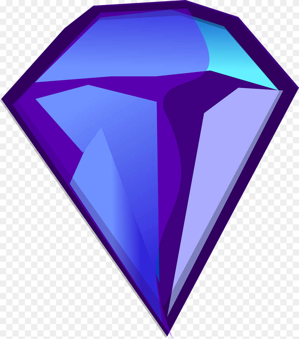 Blue Purple Diamond Clip Art Purple And Blue Diamond, Accessories, Gemstone, Jewelry Png Image