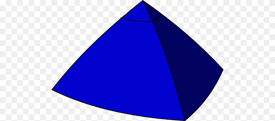Blue Pyramid Clip Art, Triangle Free Transparent Png