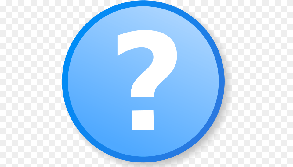 Blue Question Mark In Circle, Symbol, Number, Text, Sign Free Png